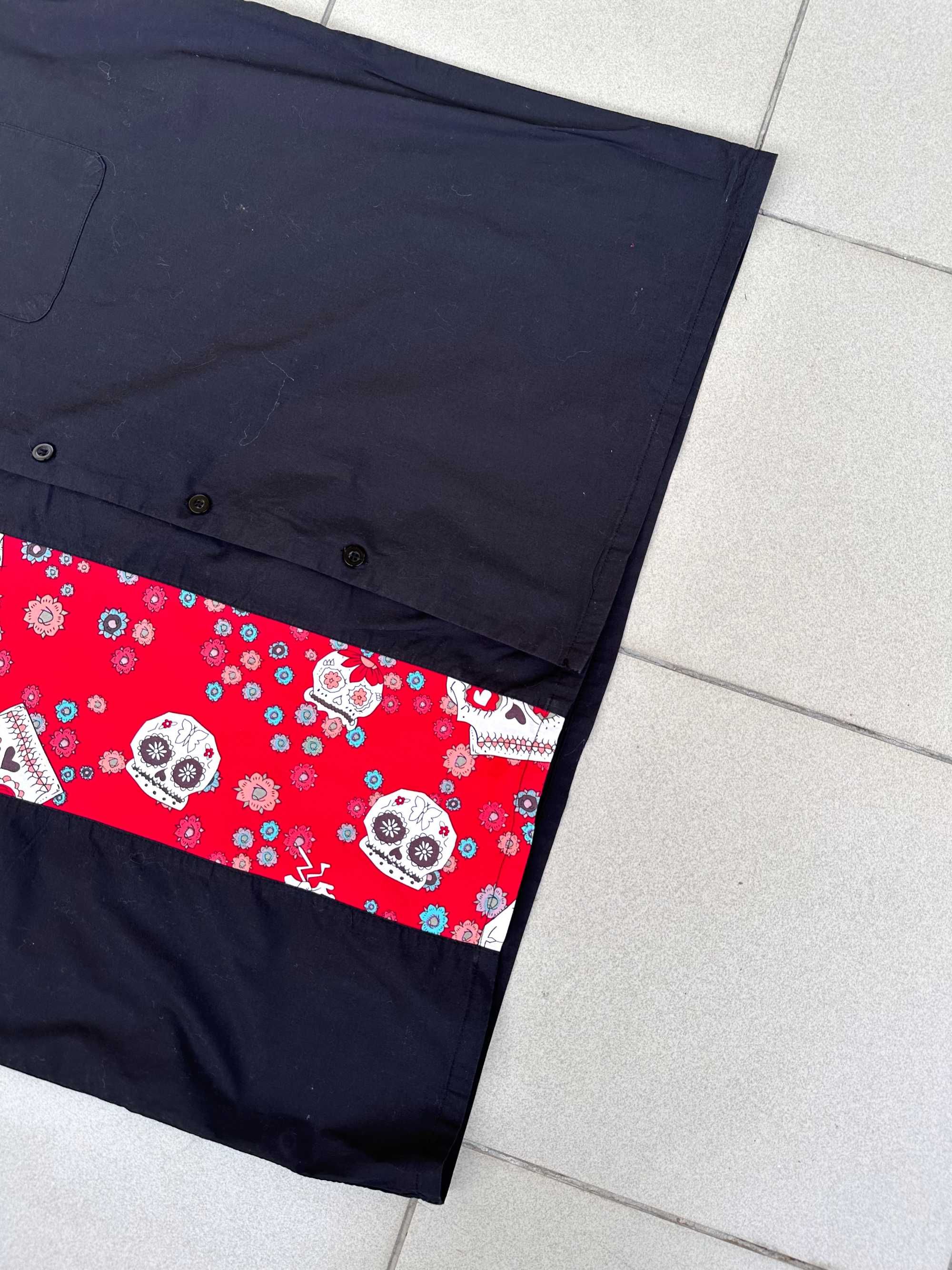 Koszula hawajska retro czaszki streetwear r. XXL