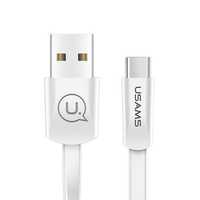 Usams Kabel Płaski U2 Usb-C 1,2M Biały/White Sj200Tc02 (Us-Sj200)