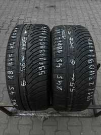 2 szt. opony używane zimowe 245/45r18 XL MOE Michelin Pilot Alpin PA4