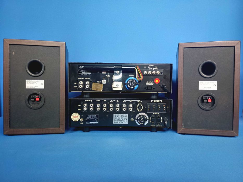 Pioneer SA-500A  + TX-500A  + Sony SS-CSP55