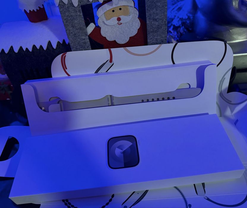 Apple Watch 45mm Silver novo