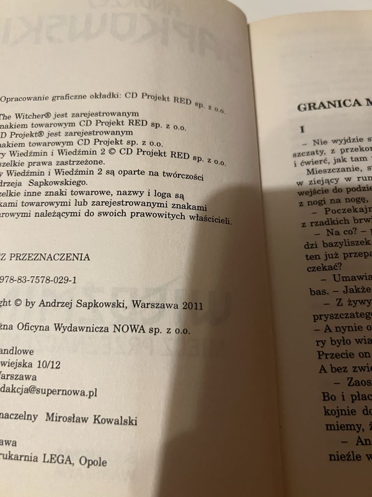 Wiedźmin - Miecz Przeznaczenia - Wydanie Wiedźmin II