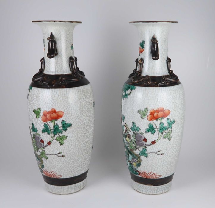 Par de Jarras Porcelana da China - Nanking