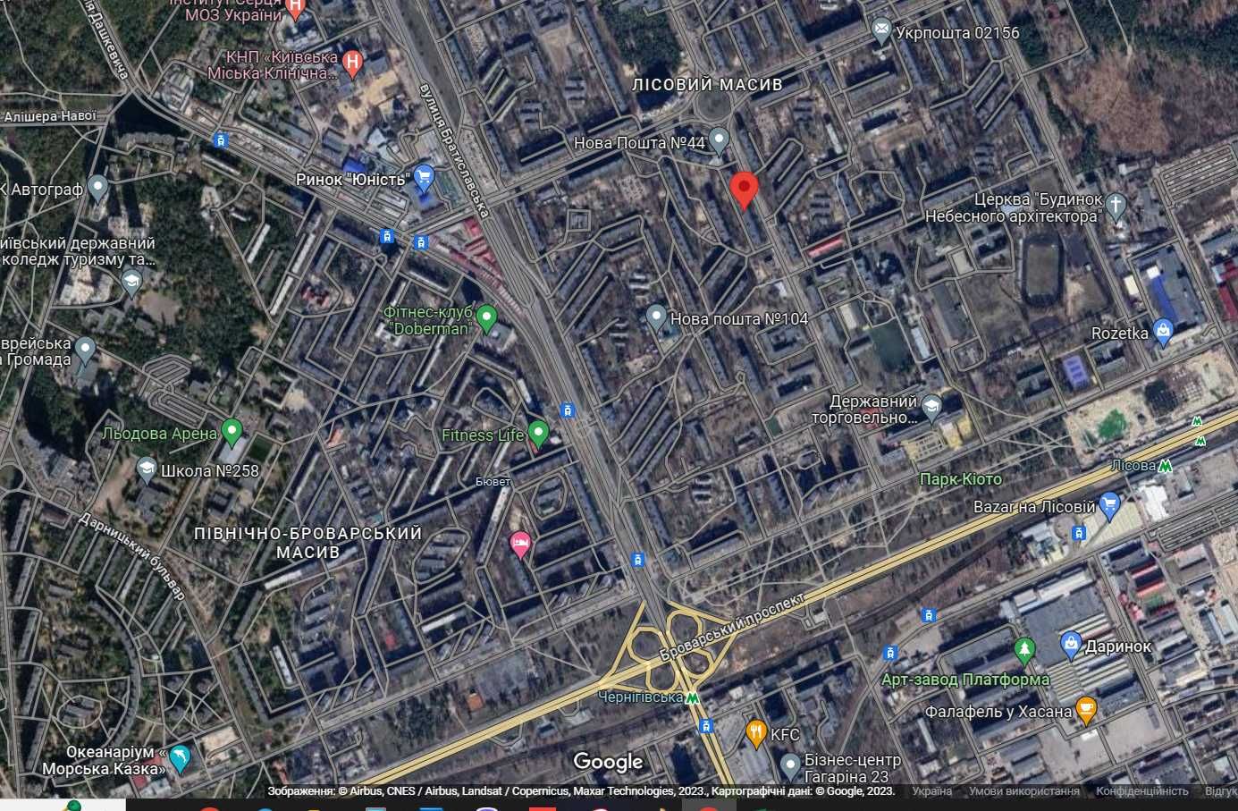 #M113 Квартира посуточно, м. Чернігівська, Інститут Серця