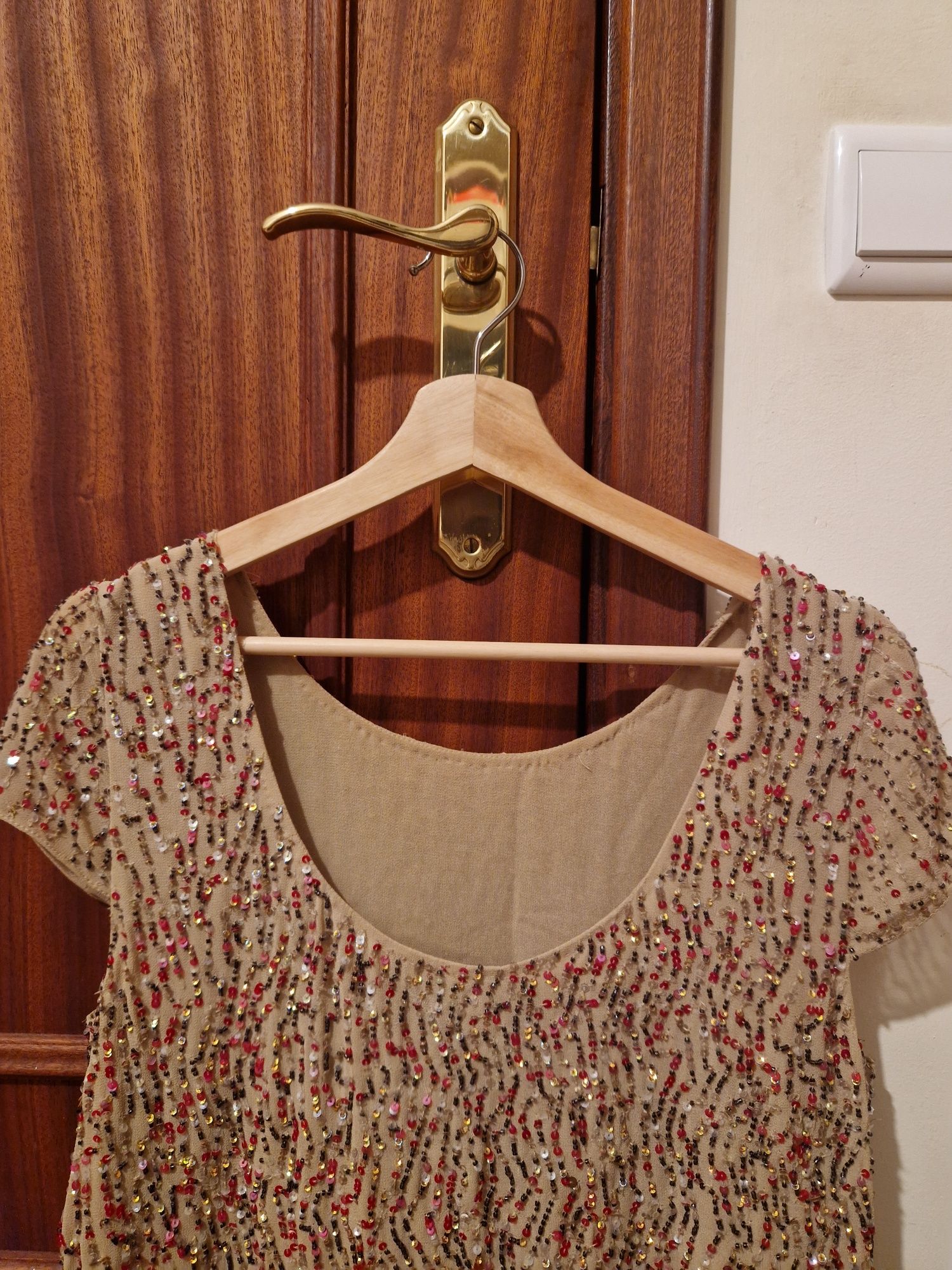 Vestido/Camisa brilhante Zara