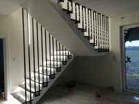 Barierka harfa lamele loft nowoczesne