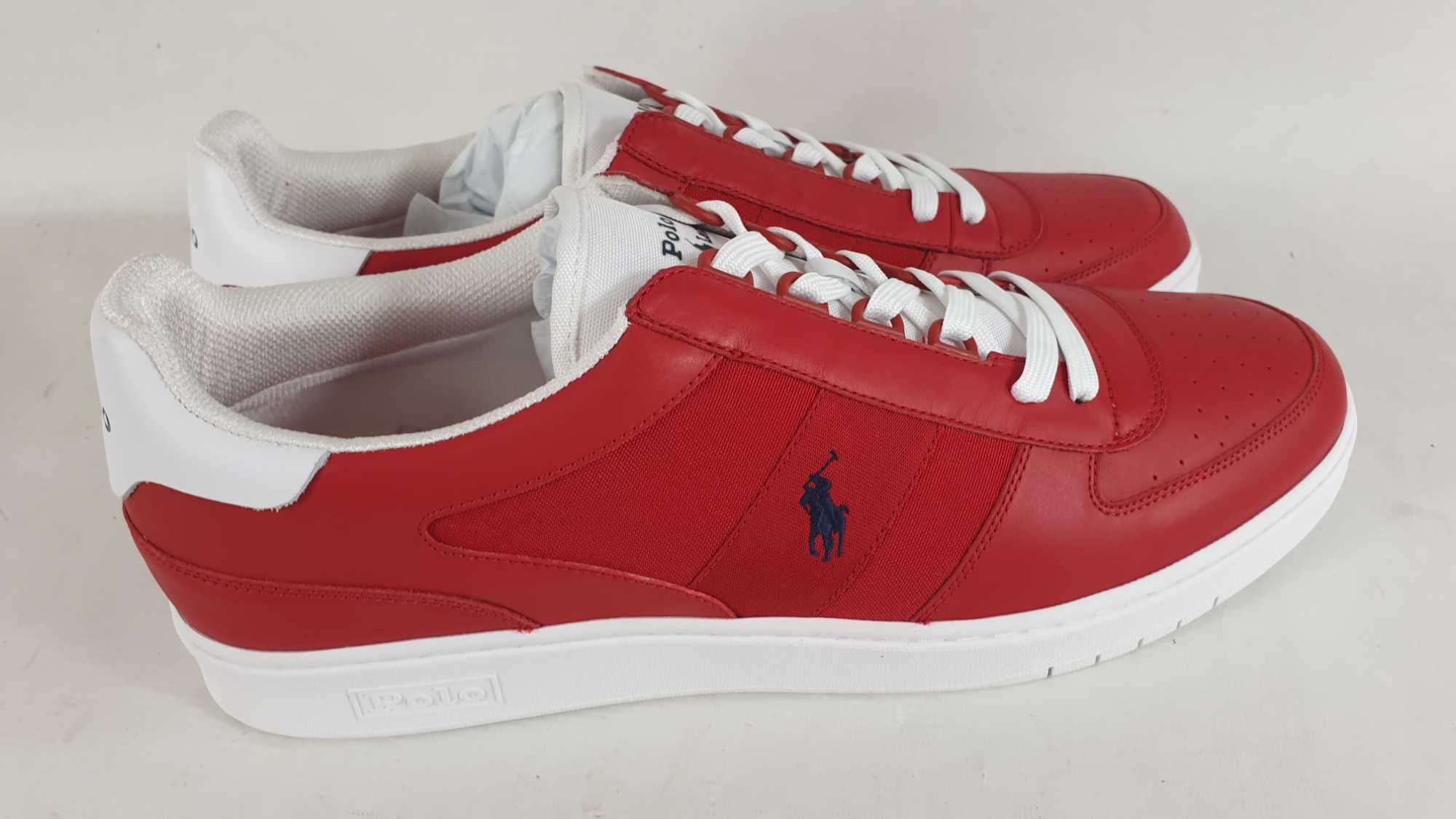 Sneakersy Polo Ralph Lauren r. 50  czerwone