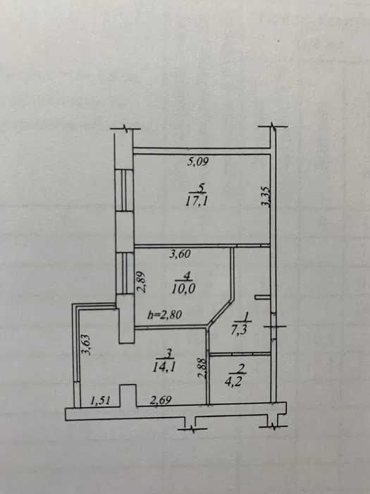 Продам 2-х ком квартиру в ЖК Днепровская Брама, Слобожанское, Днепр