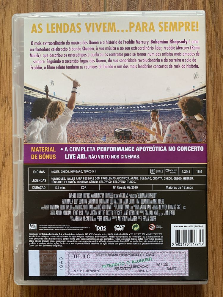 Queen - Bohemian Rapsody - dvd