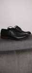 Buty wizytowe eleganckie derby czarne skórzane skóra Clarks 39 39,5