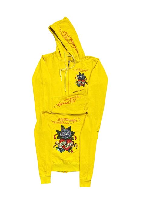 Bluza Ed Hardy By Christian Audigier Y2K Vintage Wyjątkowy Kolor