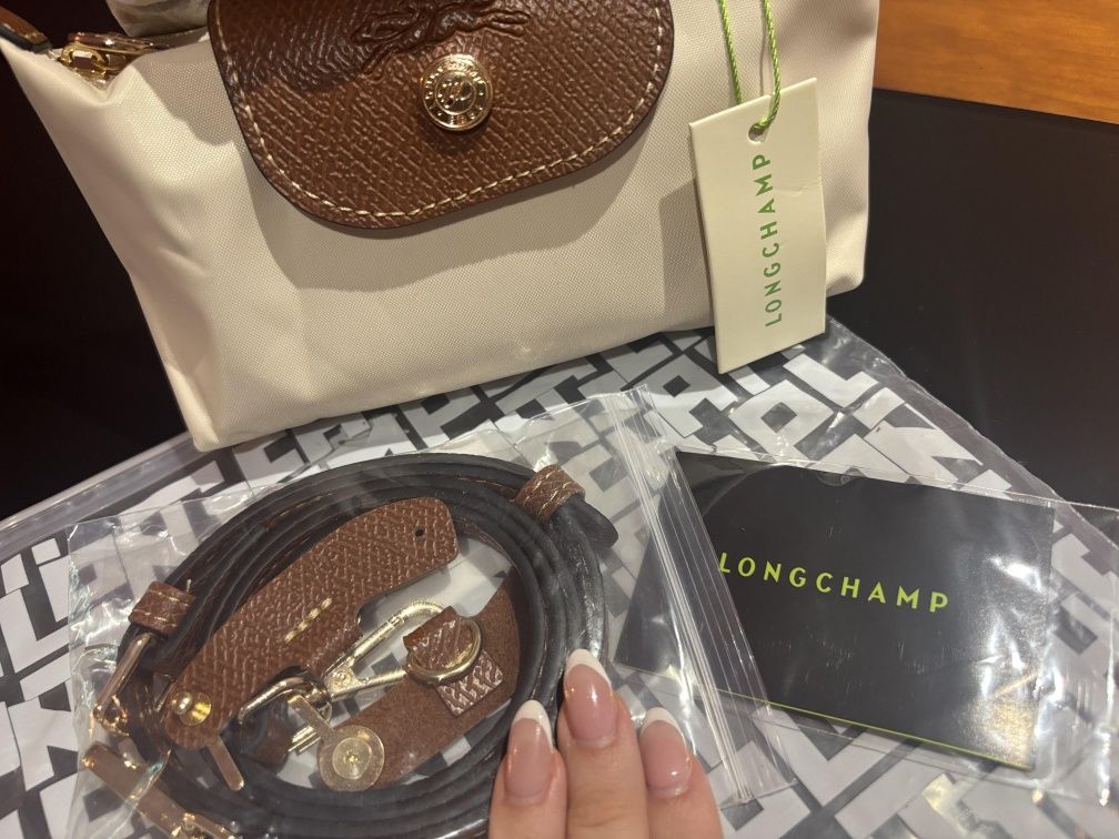 Mini Longchamp Cor Bege