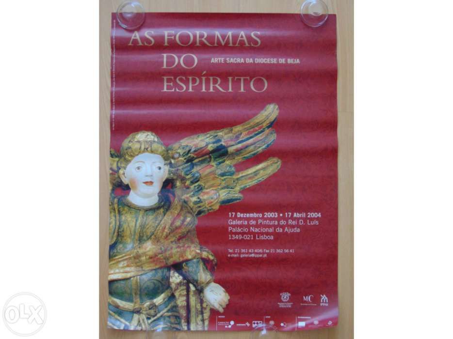 Poster / cartaz da exposição As Formas do Espírito