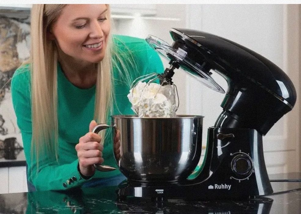 Польша 2200w 6,2л + подарок тестомес миксер тістоміс комбайн