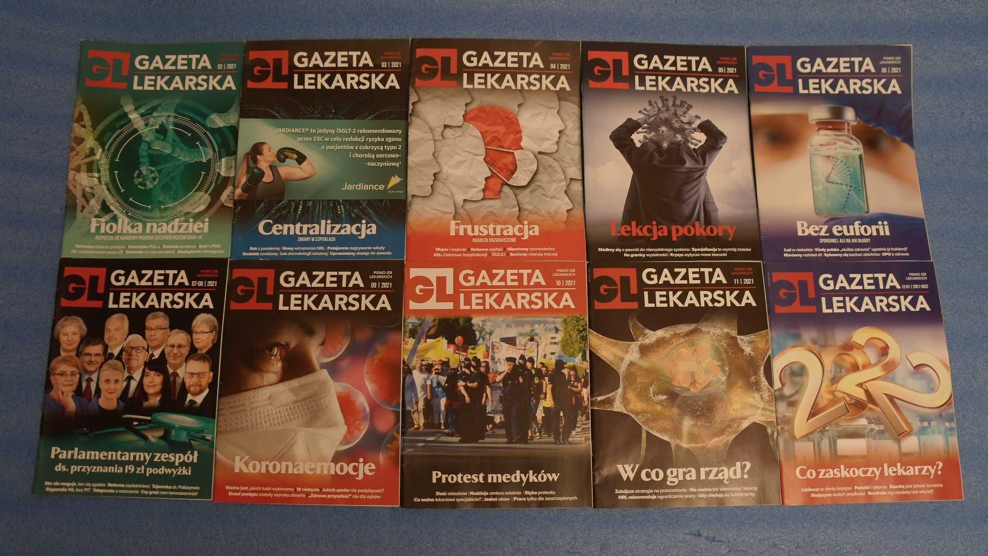 Gazeta Lekarska - Pismo Izb Lekarskich 2019 do 2023