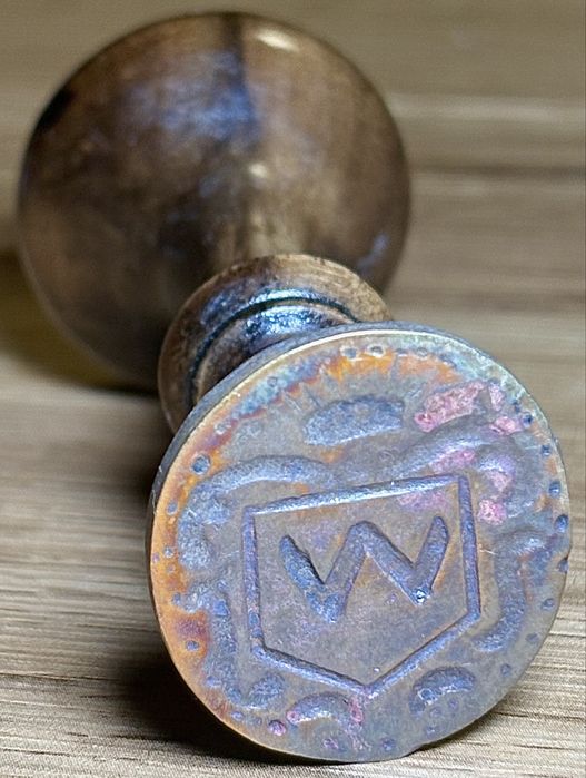 Pieczęć Herbu Habdank  Krokwy Abdank (Awdaniec, Skuba) XVIII wiek.