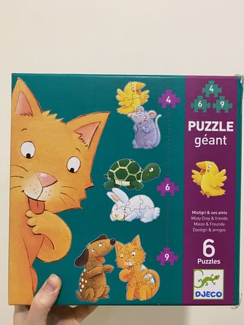 Пазлы гиганты Djeco puzzle geant дитячі пазли