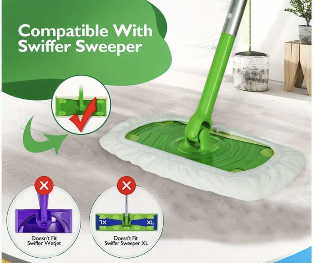 Wielorazowa Nakladka na mopa typu Swiffer Sweeper