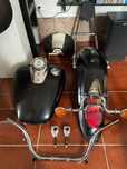 Lote de peças Yamaha Dragstar, Virago e Harley Davidson