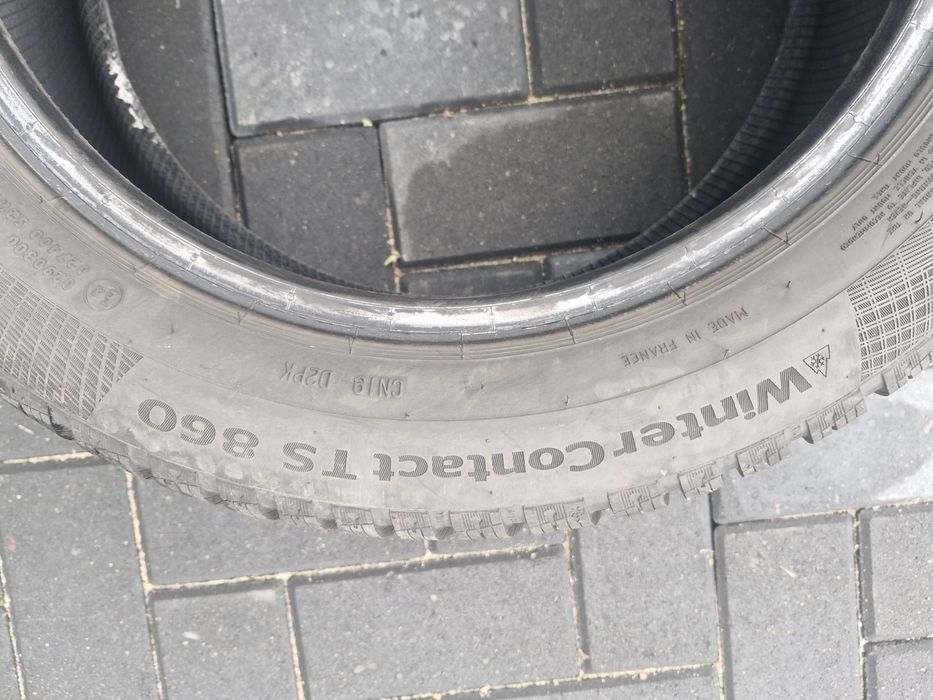 2 x opona zimowa 195/55r16 Continental