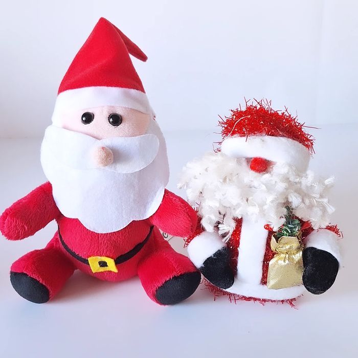 М'які різдвяні Санта Клауси.Різдвяний Санта