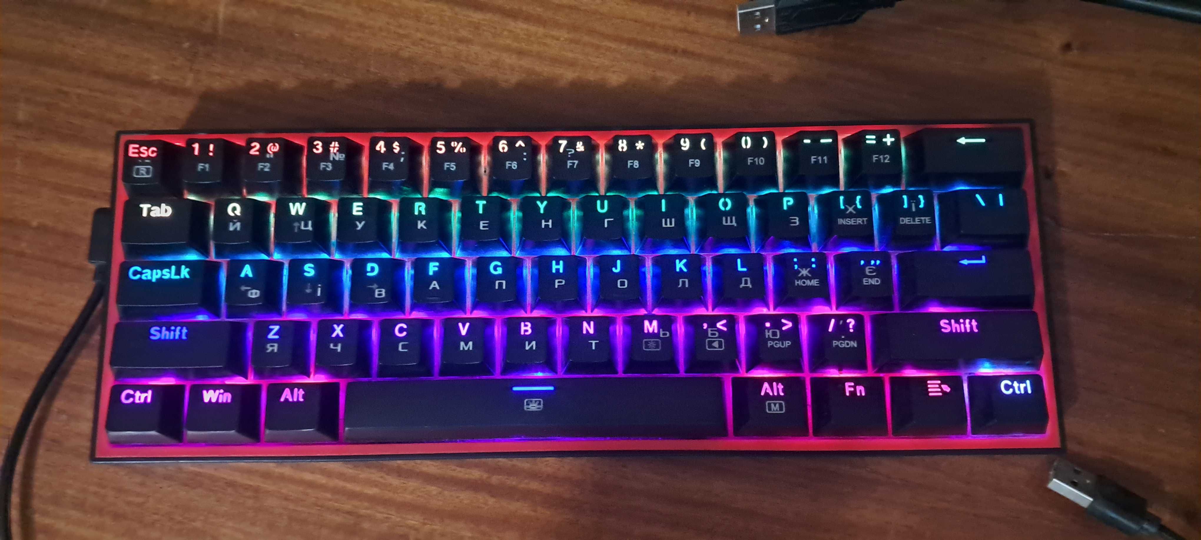 Клавеатура Redragon fizz k617-rgb