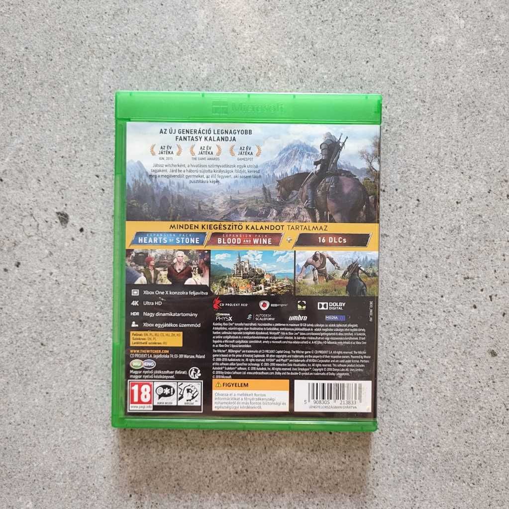 Witcher 3 Wiedźmin III goty Xbox One