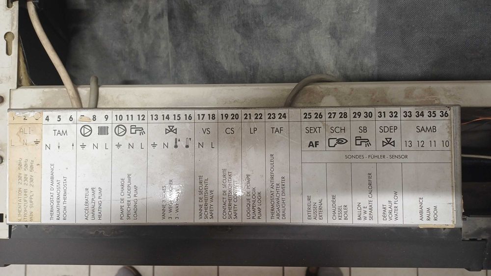 Sprzedam sprawny piec De Dietrich z zasobnikiem wodnym i wyposażeniem