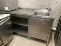 Bancada de inox com Cuba