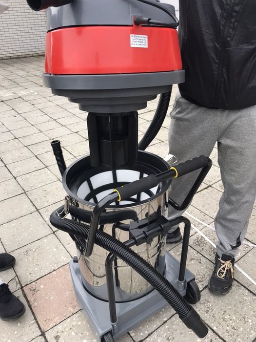 Промышленный пылесос RedLine пылевлагосос 2 Турбины 3000 w 70 литров