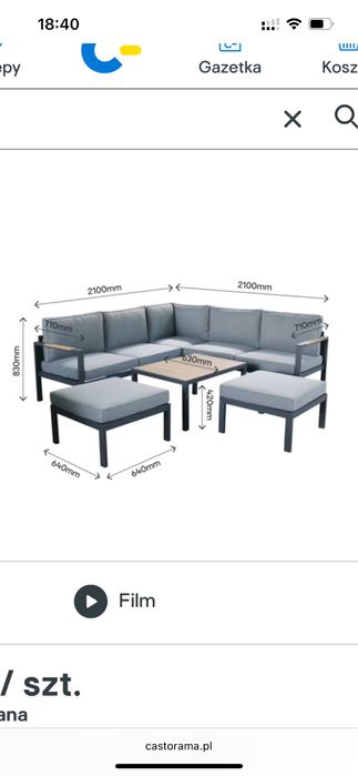 Meble ogrodowe GoodHome Vao