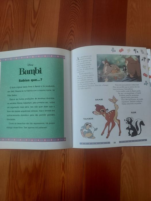 - Livro" Filmes e Personagens da Disney". 
- Possibilidade de entrega