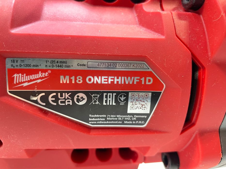 Milwaukee M18 ONEFHIWF1D FUEL/безщітковий гайковерт мілвоке 18в