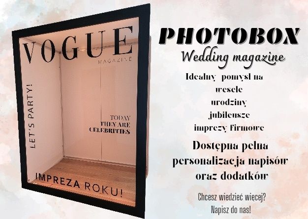 NOWOŚĆ!!! Fotobox / PHOTOBOX / Magazine /Ciężki dym/ bańki/fotolustro