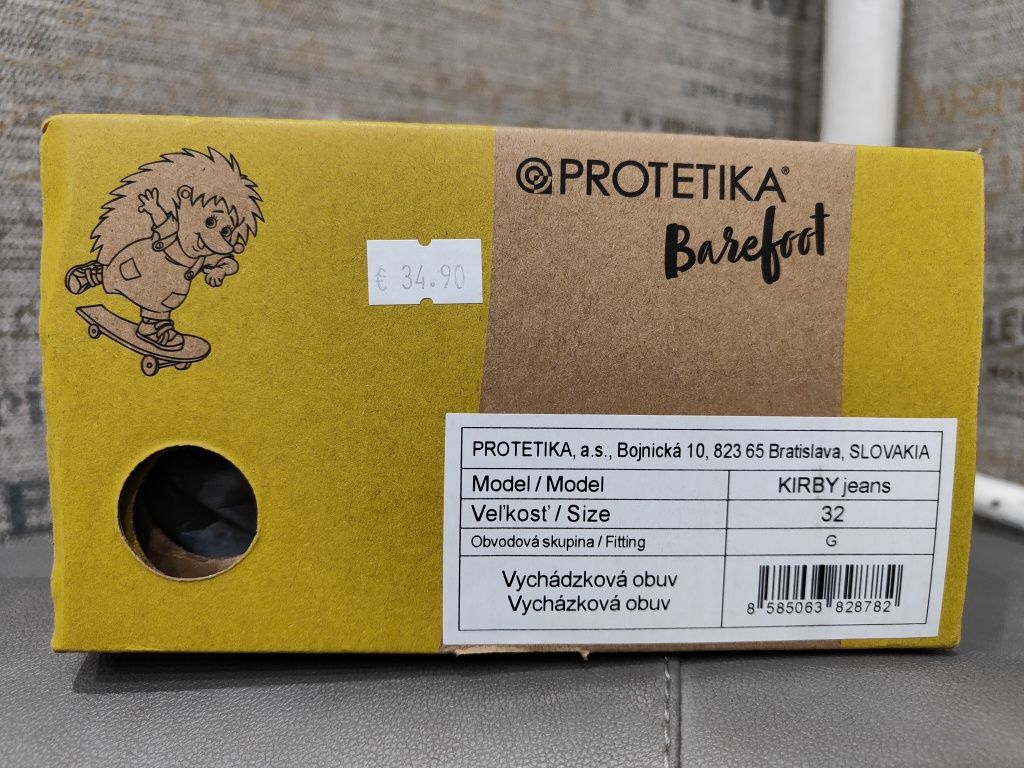 Продам дитячі barefoot Protetika Kirby Jeans  р32