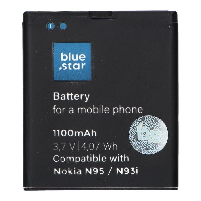 Bateria do Nokia N95 / N93i / E65 1100 mAh Blue Star Premium