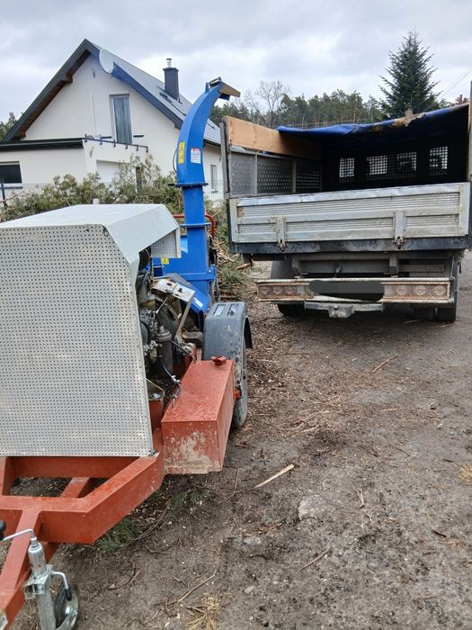 Uslugi rebakiem mobilnym,Czyszczenie działek