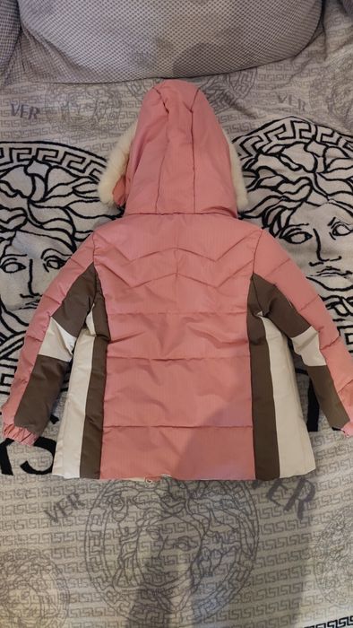 Kurtka zimowa dziecięca różowa rozmiar 110