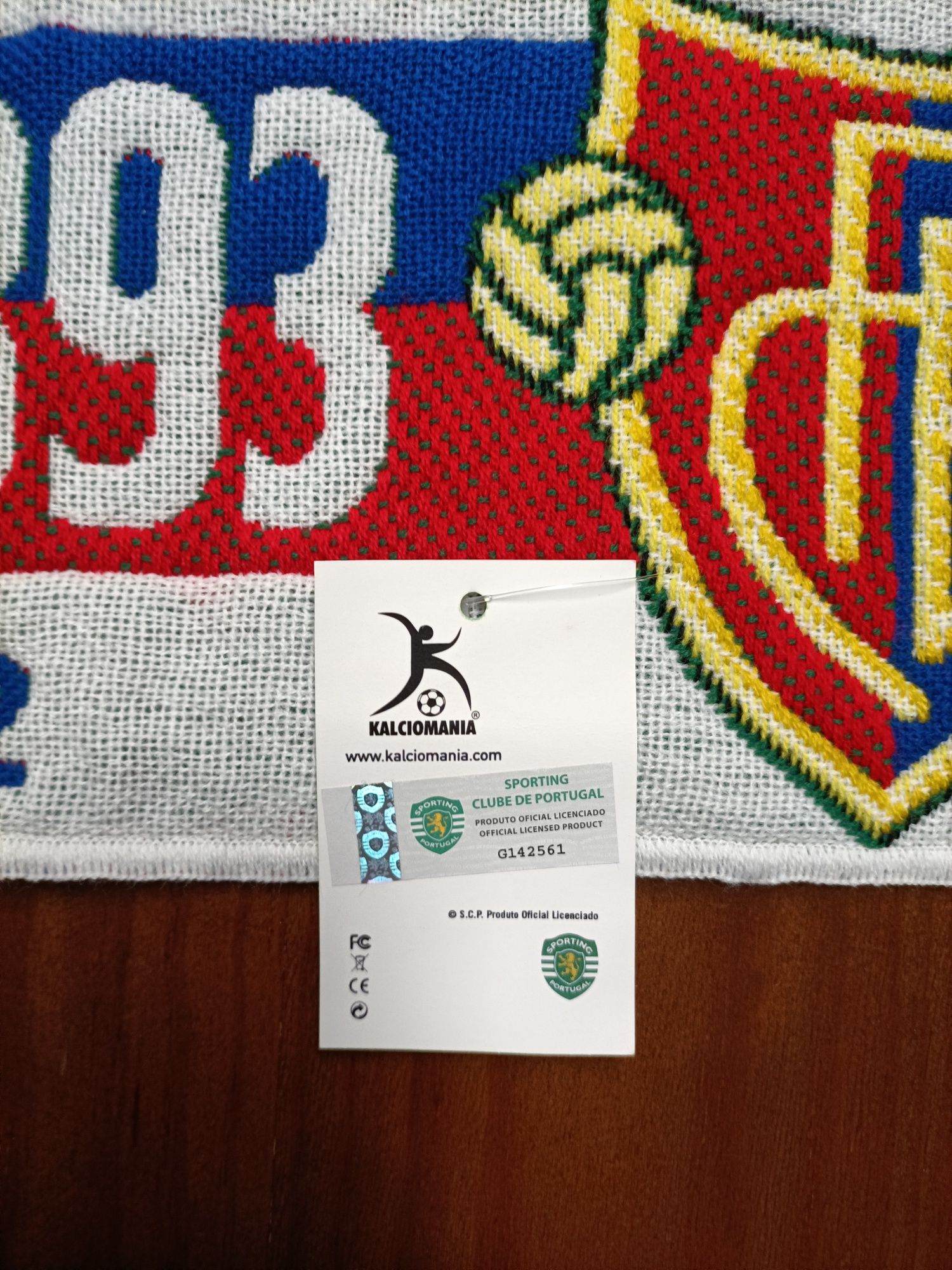 Cachecol do Sporting clube de Portugal vs FC  Basel  1893 (original)