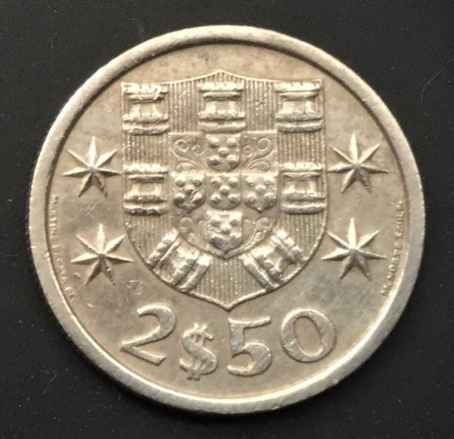 Moeda de 2$50 - Portugal - 1977