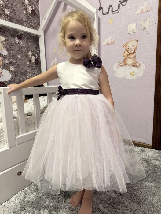 Св'яткова сукня, 98,104, пишна, плаття, фатінове, лавандове. 4,5 років