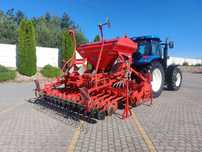 Kuhn LC302  Agregat uprawowo-siewny KUHN, siewnik pneumatyczny.