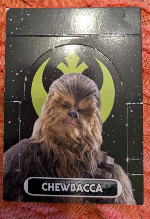 Karty z serii Star Wars Force Attax Extra Przebudzenie Mocy Topps niek