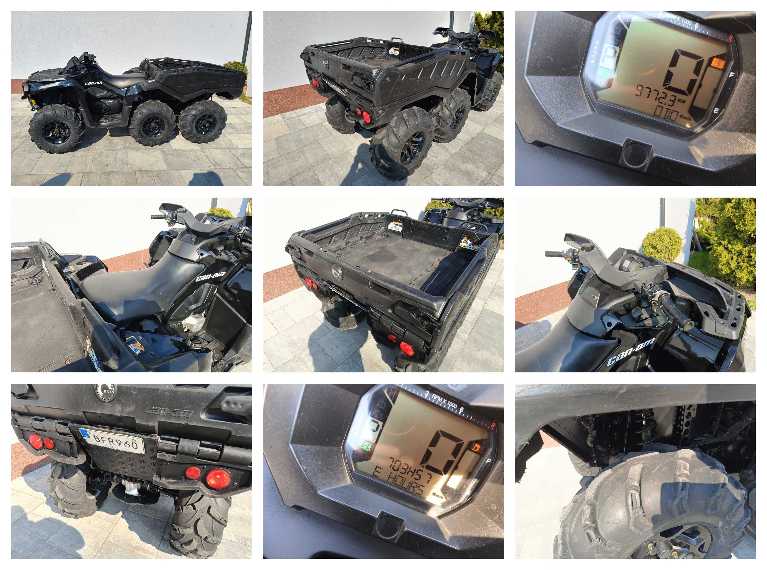 Can-Am Outlander 1000 G2 6x6 2014, transport, raty na oświadczenie!