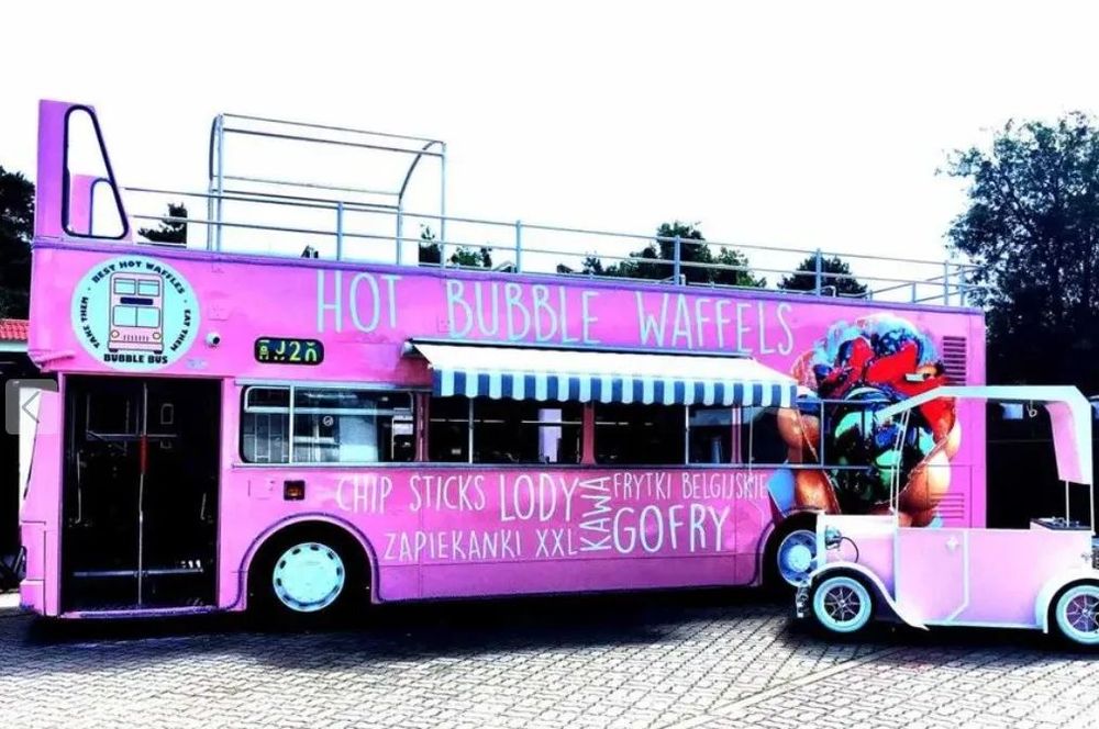 angielski autobus FOOD TRUCK