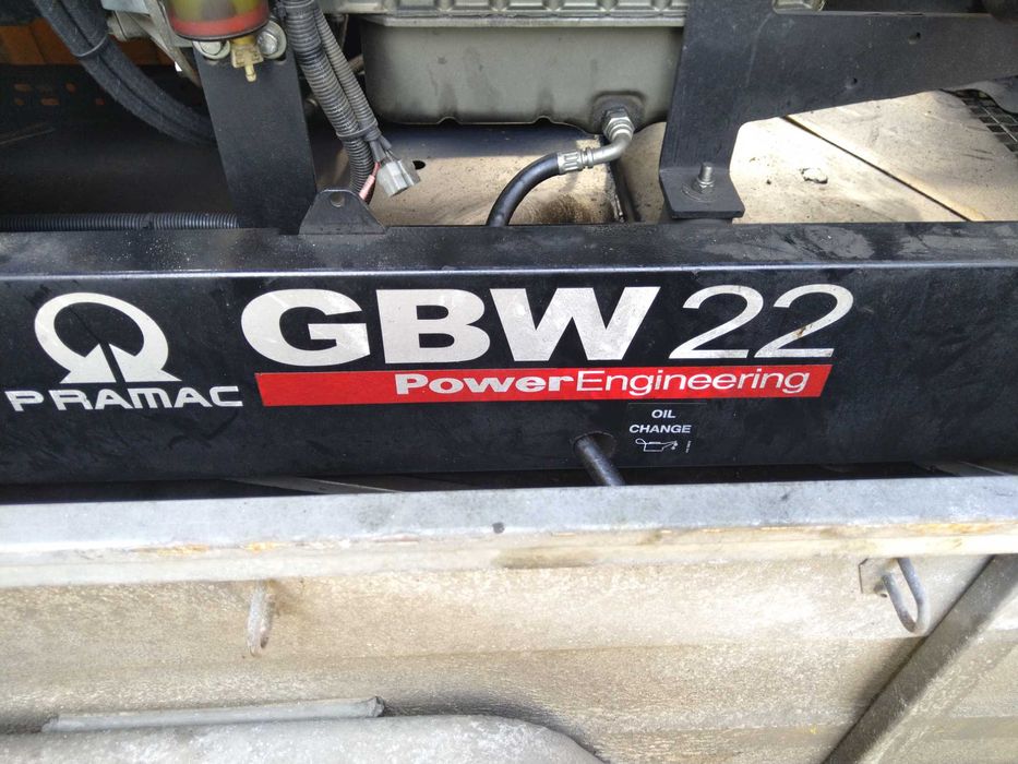 Agregat prądotwórczy PRAMAC GBW22 (14,45 KW - 2015 rok)