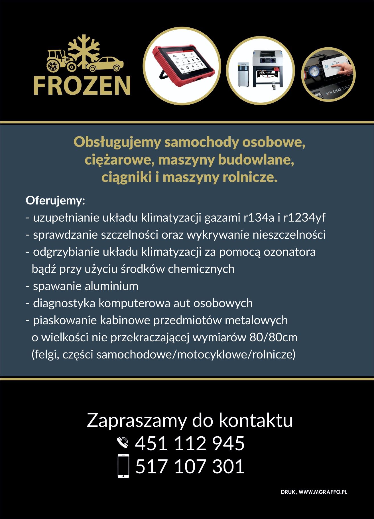 Serwis Klimatyzacji/Piaskowanie