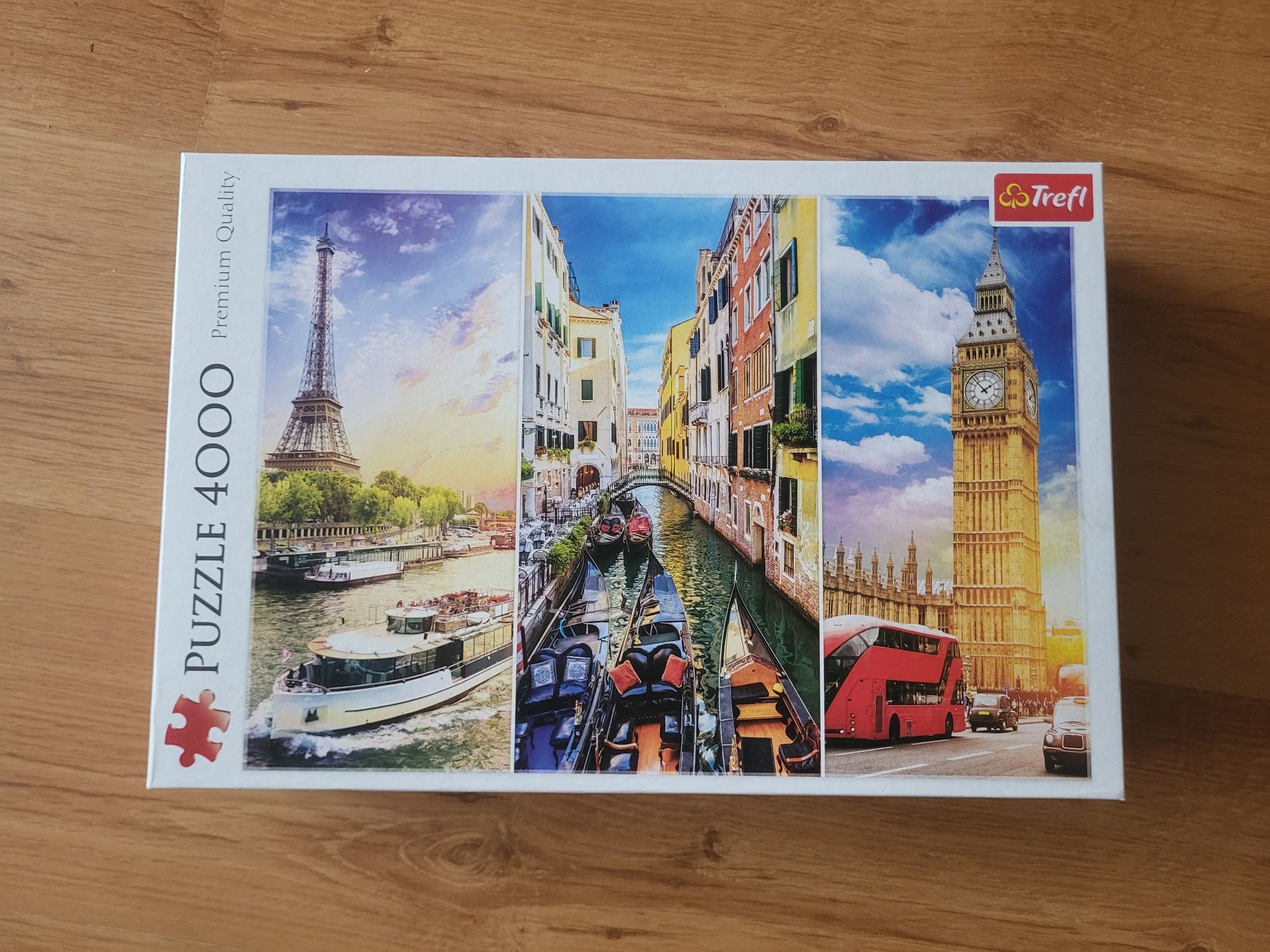 Puzzle 4000 Wycieczka po Europie
