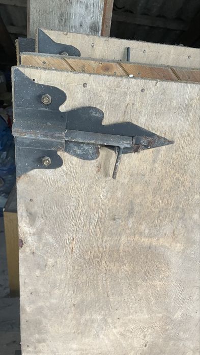 Drzwi drewniane wrota garażowe gospodarcze dwuskrzydłowe 2,4x2,1m