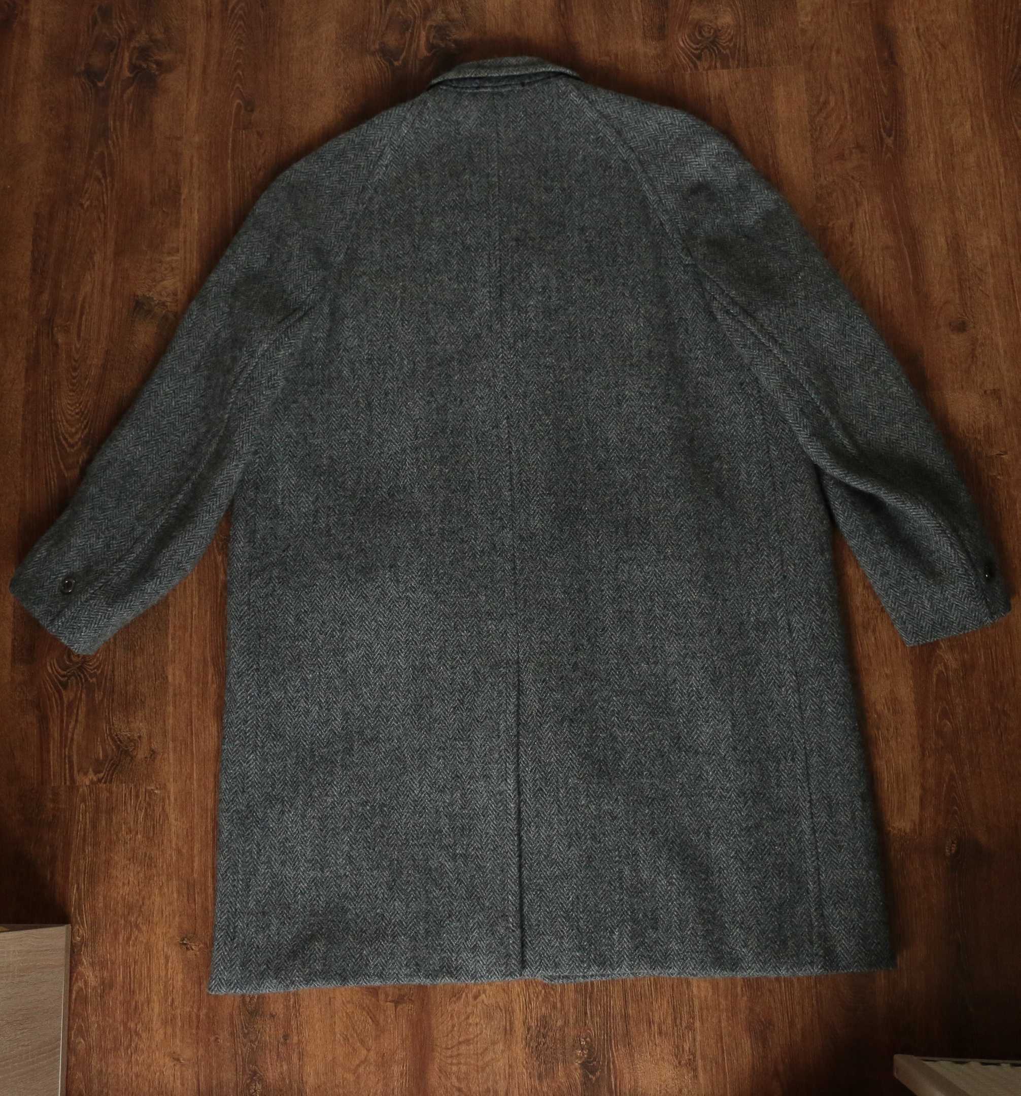 HARRIS TWEED Vintage Wool Coat Blazer Jacket, L-XL
